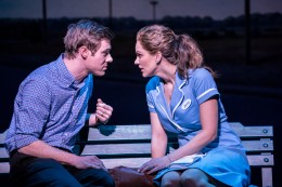 WAITRESS by Bareilles ; Directed by Diane Paulus ; Design by Scott Pask ; Lighting by Christopher Akerlind ; at The Adelphi Theatre ; February 7 2019 ; Credit : Johan Persson